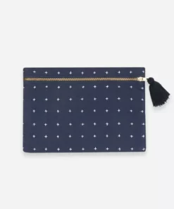 Anchal Cross Stitch Clutch Pouch