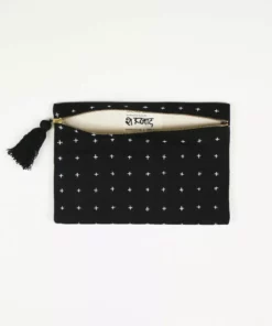 Anchal Cross Stitch Clutch Pouch
