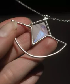 Iron Oxide Jewelry Crystal Amulet Necklace