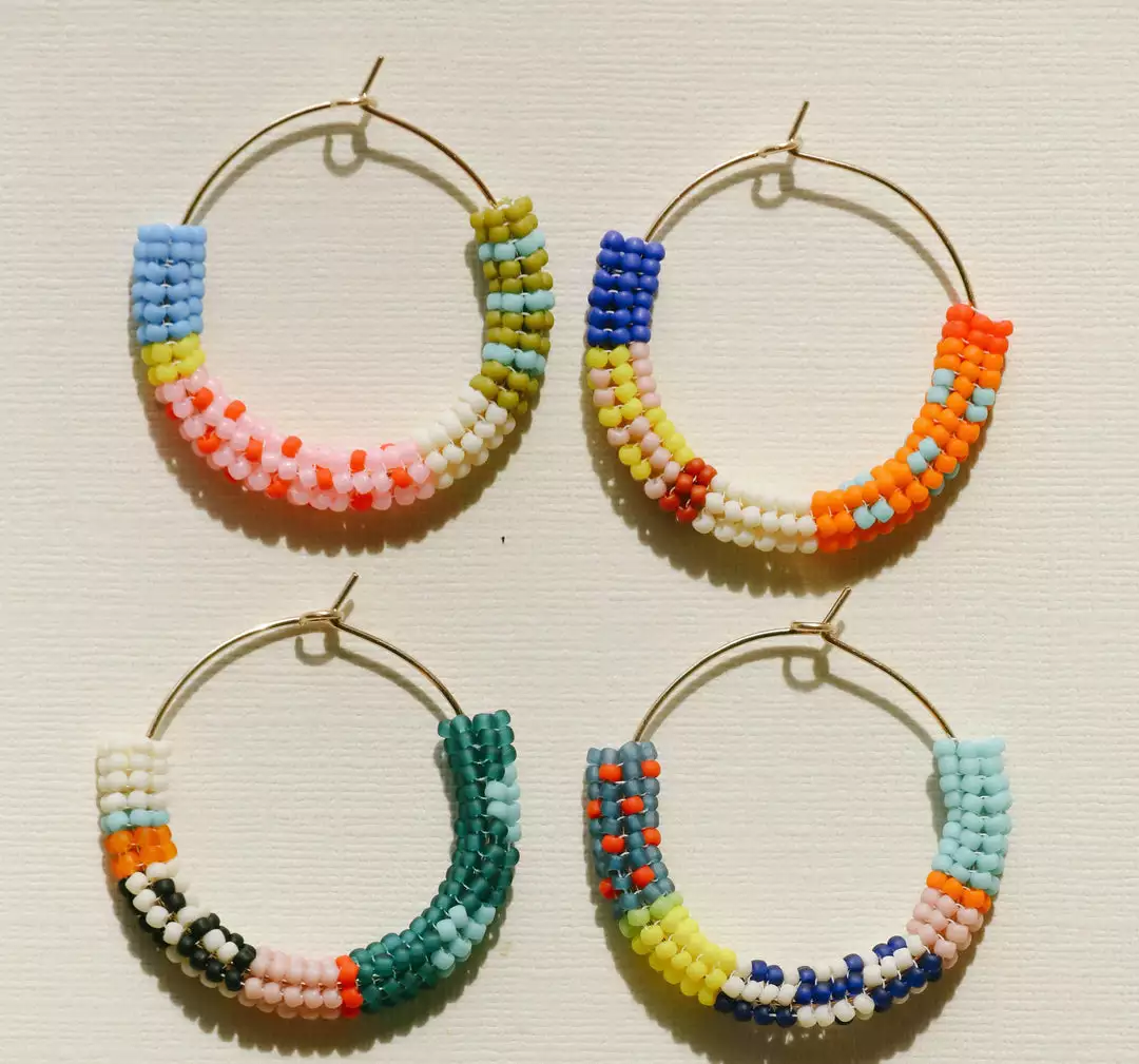 Kisiwa Cuerda One Of A Kind Hoop Earrings Jewelry 3 Kisiwa Cuerda One Of A Kind Hoop Earrings Jewelry
