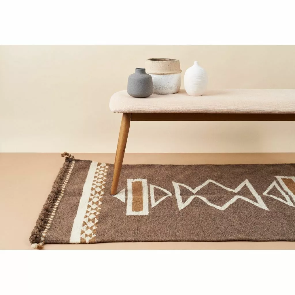 Studio Variously Damru Wool Rug Handcrafted 7 Studio Variously Damru Wool Rug Handcrafted