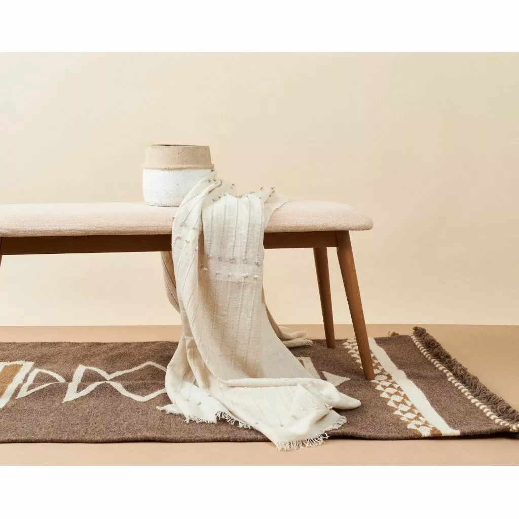 Studio Variously Damru Wool Rug Handcrafted 3 Studio Variously Damru Wool Rug Handcrafted