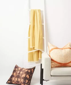 Studio Variously Dandelion Merino Throw Blanket Home Goods