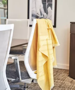 Studio Variously Dandelion Merino Throw Blanket Home Goods