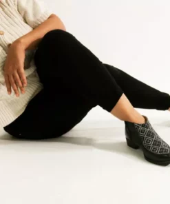 Darzah Special Occasion Tatreez Bootie - Black 9 Darzah Special Occasion Tatreez Bootie - Black