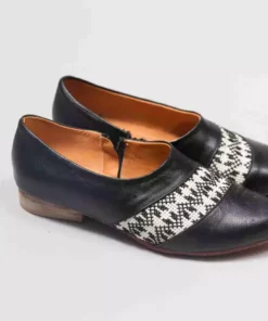 Darzah Shoes Tatreez Oxford - Black