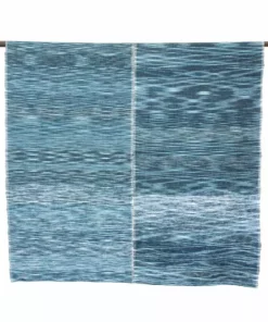 Swahili African Modern Home Goods Deep Blue Waha Gabi Shawl