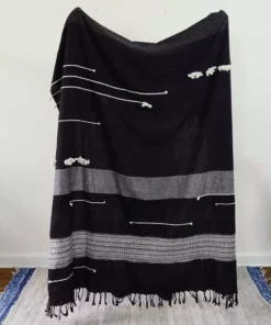 Ichcha Home Goods Desert Textured Throw Blanket