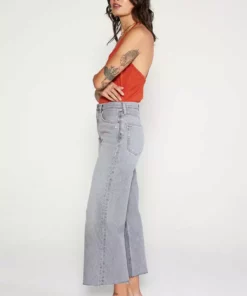 ÉTICA Devon Wide Leg Crop Jeans - Moonstone New Arrivals