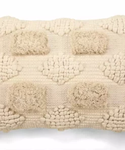 Casa Amarosa Home Goods Diagonal Chindi Throw Pillow Cover