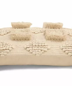 Casa Amarosa Home Goods Diagonal Chindi Throw Pillow Cover