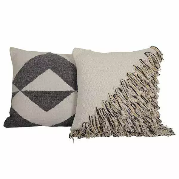 Casa Amarosa Diagonal Fringe Throw Pillow Cover 3 Casa Amarosa Diagonal Fringe Throw Pillow Cover