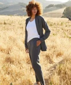 Coyuchi Dillon French Terry Jogger Pajamas + Loungewear