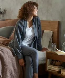 Coyuchi Dillon French Terry Jogger Pajamas + Loungewear