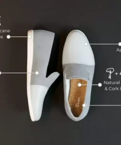 Dooeys Shoes Blue Gray Apple Leather House Loafer