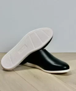 Dooeys Black Apple Leather House Mule 11 Dooeys Black Apple Leather House Mule