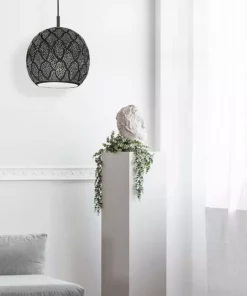 Dounia Home Aria Pendant Light - Gunmetal Handcrafted