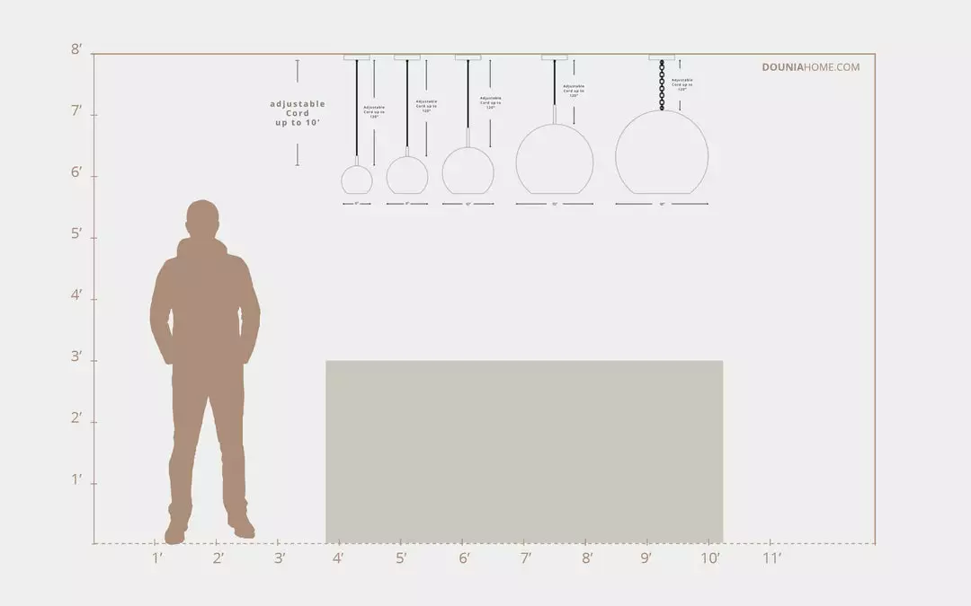 Dounia Home Aria Pendant Light - Gunmetal Handcrafted 5 Dounia Home Aria Pendant Light - Gunmetal Handcrafted