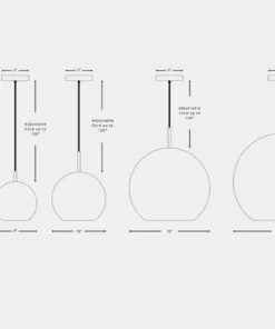 Dounia Home Aria Pendant Light - Gunmetal Handcrafted 8 Dounia Home Aria Pendant Light - Gunmetal Handcrafted