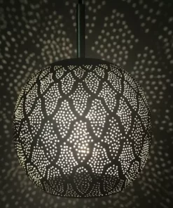 Dounia Home Aria Pendant Light - Gunmetal Handcrafted 7 Dounia Home Aria Pendant Light - Gunmetal Handcrafted
