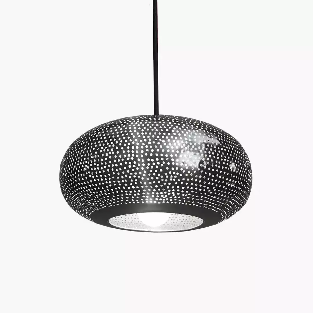 Dounia Home Lila Pendant Light- Gunmetal Lighting 3 Dounia Home Lila Pendant Light- Gunmetal Lighting