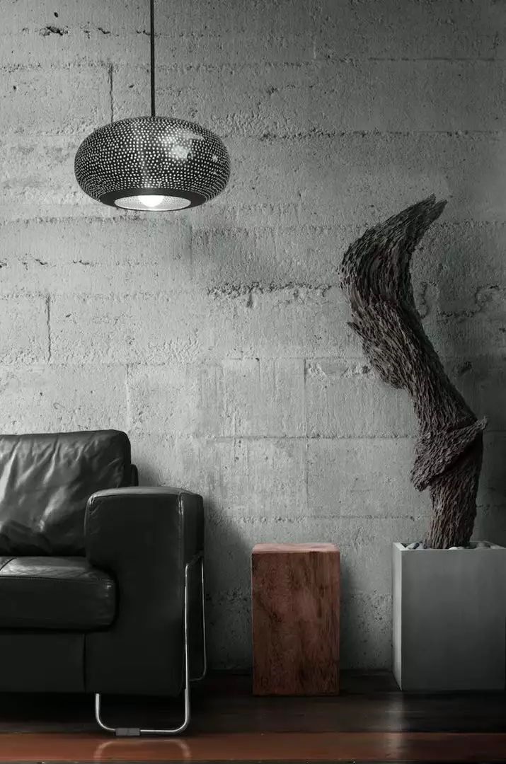 Dounia Home Lila Pendant Light- Gunmetal Lighting 4 Dounia Home Lila Pendant Light- Gunmetal Lighting