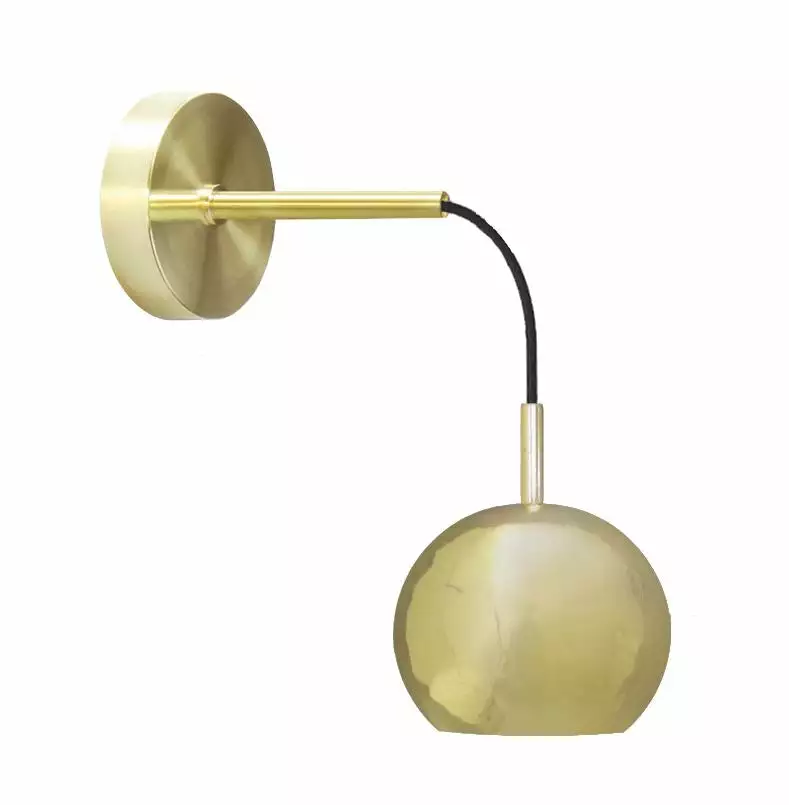 Dounia Home Lighting Mishal Wall Sconce - Brass 1 Dounia Home Lighting Mishal Wall Sconce - Brass