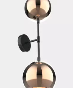 Dounia Home Mishal Dual Globe Wall Sconce Lighting