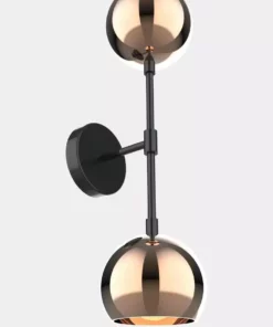 Dounia Home Mishal Dual Globe Wall Sconce Lighting