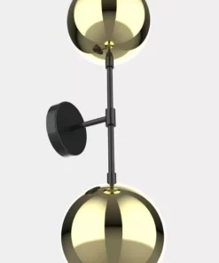 Dounia Home Mishal Dual Globe Wall Sconce Lighting