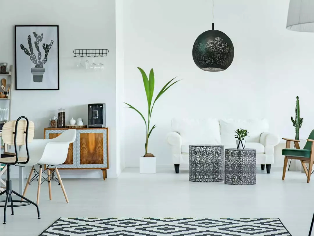 Dounia Home Najma Reversed Pendant Light - Gunmetal Lighting 2 Dounia Home Najma Reversed Pendant Light - Gunmetal Lighting