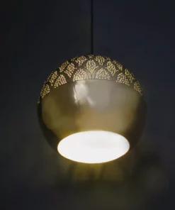 Dounia Home Nur Pendant Light - Brass