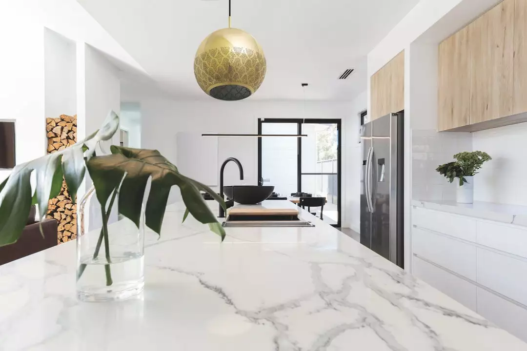 Dounia Home Nur Reversed Pendant Light - Brass Lighting 2 Dounia Home Nur Reversed Pendant Light - Brass Lighting