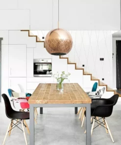 Dounia Home Nur Reversed Pendant Light - Silver