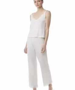 Synergy Organic Clothing Dream Tencel Pajama Pant - White Sale
