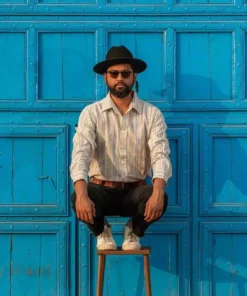 Dushyant Asthana Men's Amir Shirt - Multicolor Stripes