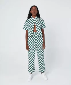 Dushyant Asthana Clothing Seema Chessboard Pants