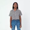 Dushyant Asthana Cami Checkers Crop Shirt Clothing
