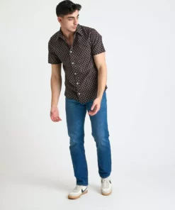 Dushyant Asthana Men's Prat Short Sleeve Shirt - Spades 6 Dushyant Asthana Men's Prat Short Sleeve Shirt - Spades