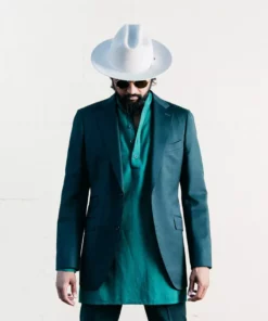 Dushyant Asthana Men's Bombay Oversized Shirt - Dark Green