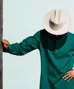 Dushyant Asthana Men's Bombay Oversized Shirt - Dark Green