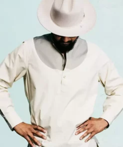 Dushyant Asthana Men's Bombay Oversized Shirt - Pale Khaki