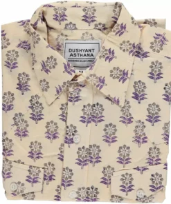 Dushyant Asthana Men's Bandit Western Shirt - Floral Print