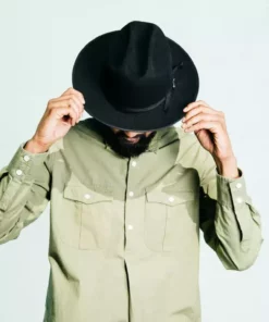 Dushyant Asthana Men's Kameez Oversized Shirt - Light Olive