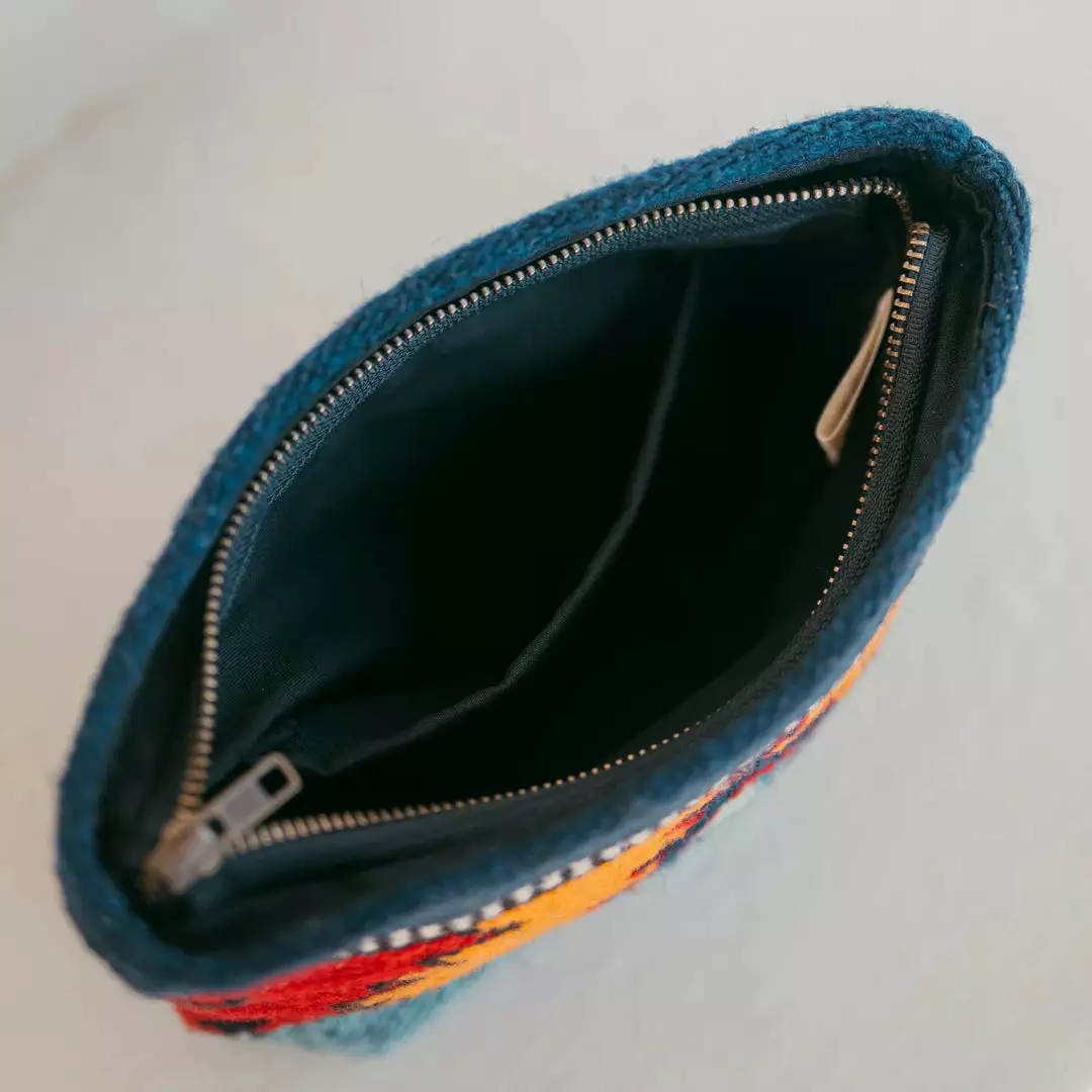 MZ Fair Trade Accessories Eagle Eye Wool Clutch Bag 4 MZ Fair Trade Accessories Eagle Eye Wool Clutch Bag