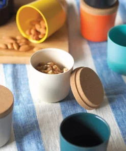 EKOBO Best Sellers Large Recycled Bamboo Storage Jar Set