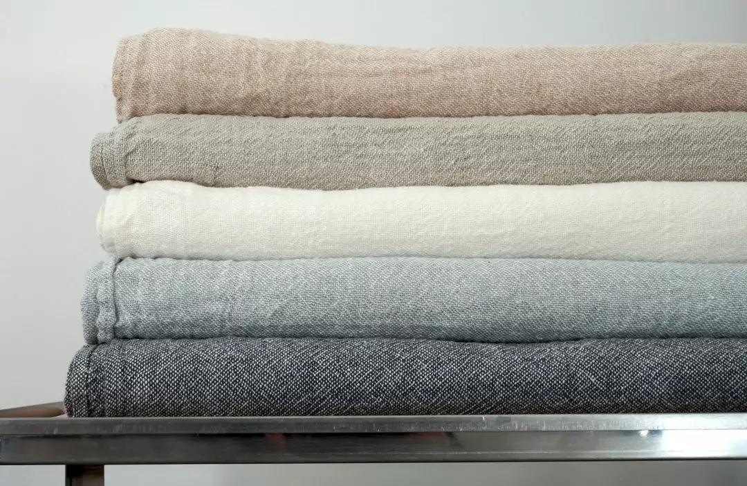 Area Home Elias Linen Blanket Home Goods 1 Area Home Elias Linen Blanket Home Goods