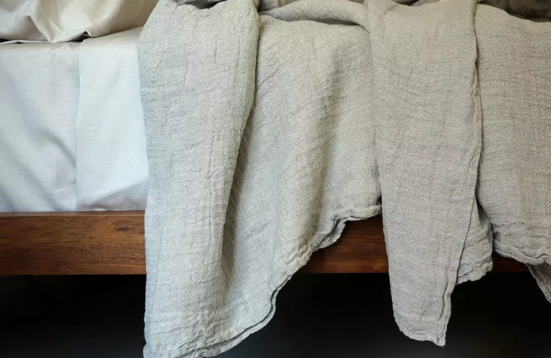 Area Home Elias Linen Blanket Home Goods 4 Area Home Elias Linen Blanket Home Goods