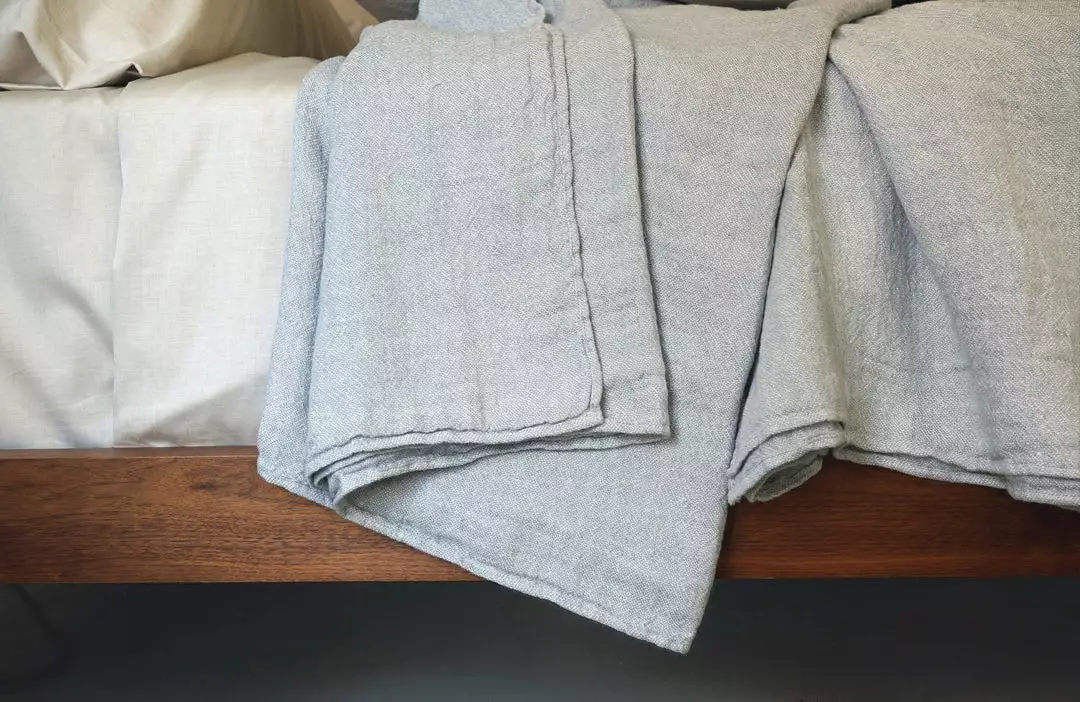 Area Home Elias Linen Blanket Home Goods 5 Area Home Elias Linen Blanket Home Goods