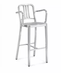 Emeco Furniture Navy Recycled Barstool With Arms 13 Emeco Furniture Navy Recycled Barstool With Arms